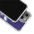 NBA Charlotte Hornets Distressed-Purple iPhone 15 Pro Clear Case